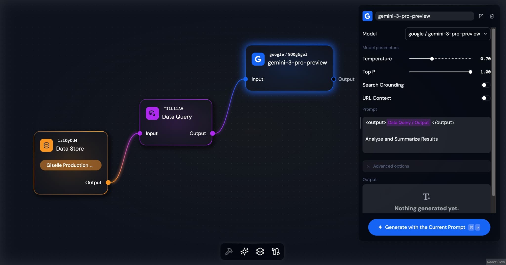 Workflow example